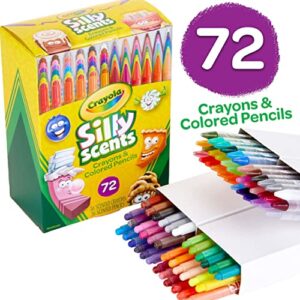 Crayola Silly Scents Twistables, Scented Crayons & Colored Pencils, School Supplies, 72 Count [Amazon Exclusive]