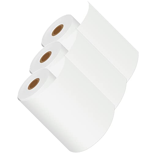 KCMYTONER 3 Roll Compatible for Brother RDM01U5 4" x 29.3m Continuous Length Paper Thermal Receipt Paper Rolls Use for RJ4030 RJ4030-K RJ4030M RJ4030M-K RJ4040 RJ4040-K Label Printer