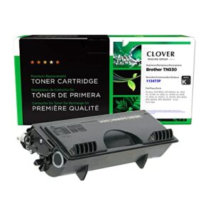 clover remanufactured toner cartridge replacement for brother tn530 | black