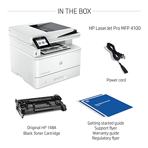 HP LaserJet Pro MFP 4101fdw Wireless Black & White Printer with Fax