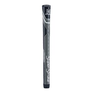 superstroke traxion tour golf club grip, black/gray (oversize) | advanced surface texture that improves feedback and tack | extreme grip provides stability and feedback | even hand pressure (646524)