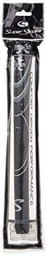 SuperStroke Cross Comfort Golf Club Grip, Black/Gray (Standard) | Soft & Tacky Polyurethane That Boosts Traction | X-Style Surface & Non-Slip