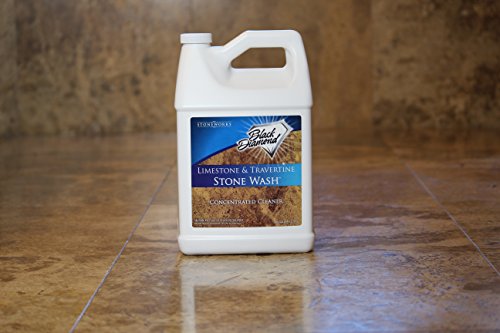 Black Diamond Stoneworks Limestone and Travertine Floor Cleaner: Natural Stone, Marble, Slate, Polished Concrete 1- Gallon AND Stone & Tile Intensive Deep Cleaner, Limestone and Travertine1-QT