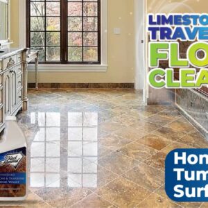 Black Diamond Stoneworks Limestone and Travertine Floor Cleaner: Natural Stone, Marble, Slate, Polished Concrete 1- Gallon AND Stone & Tile Intensive Deep Cleaner, Limestone and Travertine1-QT