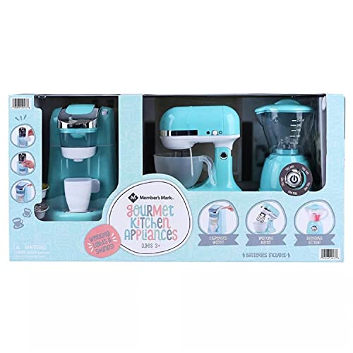 MEMBER'S MARK Gourmet Kitchen Appliance PLAYSET for Kids (Blue)