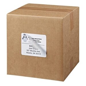 Avery Shipping Address Labels, Inkjet Printers, 600 Labels, 3-1/3x4 Labels, Permanent Adhesive, TrueBlock (8464)