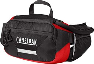 camelbak glide belt, 50oz, black/racing red