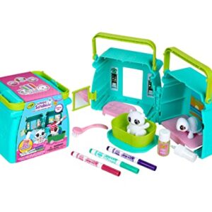 Crayola Scribble Scrubbie Pets Scented Spa, Animal Toy Playset, Includes Washable & Scented Markers, Gifts for Girls & Boys, Ages 3+