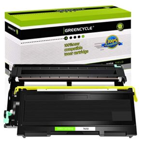 greencycle 2 pack toner and drum combo set 1 pk tn350 + 1 pk dr350 compatible for brother intellifax 2820 2850 2920 hl-2070n 2070nr 2040 dcp-7020 mfc-7820n series laser printer