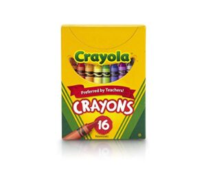 crayola crayons for kids, school supplies, 16 count
