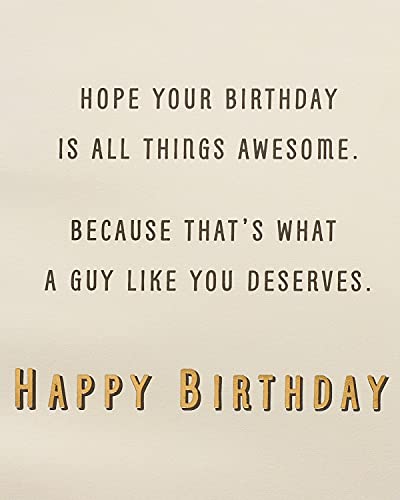 American Greetings Birthday Card for Him (Every Candle)