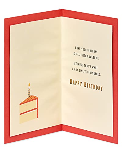 American Greetings Birthday Card for Him (Every Candle)