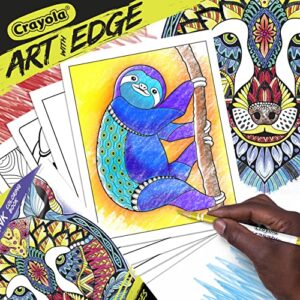 Crayola Jungle Animal Coloring Book, Teen and Adult Coloring, 32 Pages