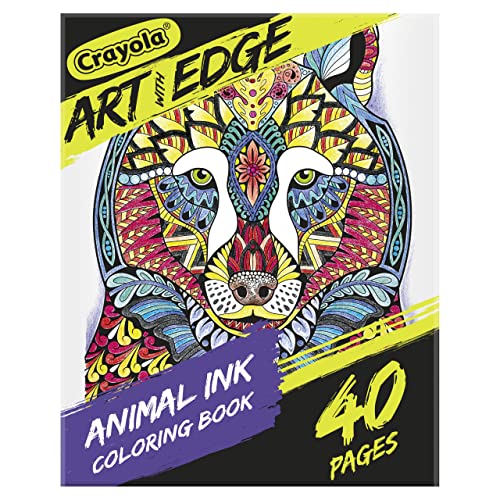 Crayola Jungle Animal Coloring Book, Teen and Adult Coloring, 32 Pages