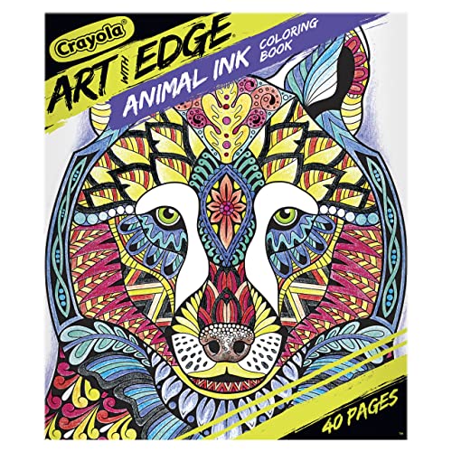 Crayola Jungle Animal Coloring Book, Teen and Adult Coloring, 32 Pages
