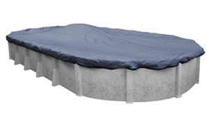 robelle 421521-4 premium-mesh xl winter oval above-ground pool cover, 15 x 21-ft, 01 – blue