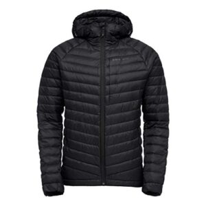 Black Diamond Mens Access Hoody - Down Insulated Cold Weather Jacket, Black, X-Large