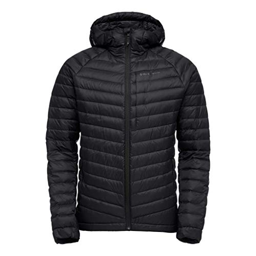 Black Diamond Mens Access Hoody - Down Insulated Cold Weather Jacket, Black, X-Large