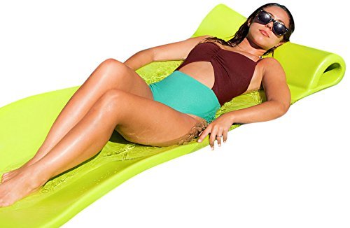 Pool Mate Large Foam Mattress Swimming Pool Float, Lime