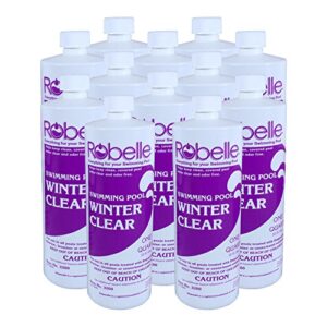 robelle 3200-12 swimming pool winter clear for pool closings 1-quart, 12-pack