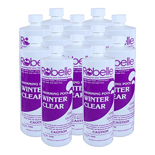 Robelle 3200-12 Swimming Pool Winter Clear for Pool Closings 1-Quart, 12-Pack