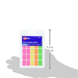 Avery Reinforcement Labels on Small Sheets, Handwrite Only