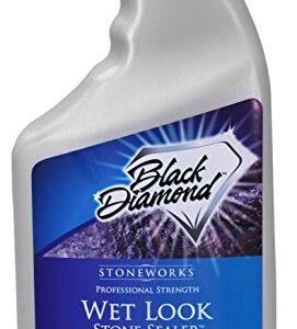 Black Diamond Stoneworks Wet Look Natural Stone Sealer Provides Durable Gloss and Protection. 1-QT and Stone & Tile Intensive Cleaner: Concentrated Deep Cleaner. 1-QT