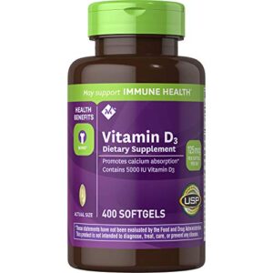 member’s mark vitamin d-3 5000 iu dietary supplement (400 ct.) by members mark