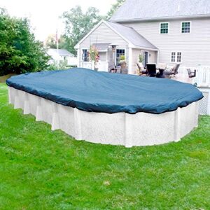 Robelle 541221-ROB Mesh Winter Oval Above-Ground Pool Cover, 12 x 21-ft, 01 - Blue