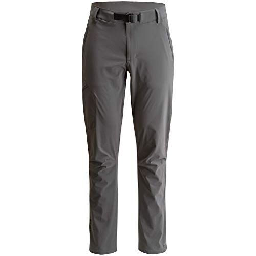 Black Diamond Mens Alpine Stretch and Durable Climbing Pants, Granite, Small