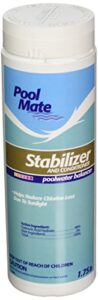 pool mate 1-2601 swimming pool stabilizer and conditioner, 1.75-pounds