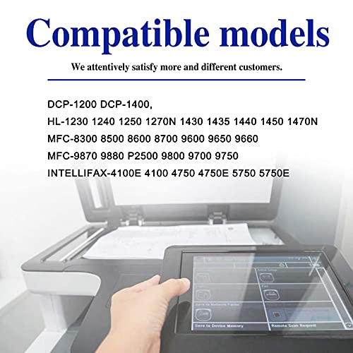 2 Pack Compatible TN6300 Toner Cartridge Replacement for  Brother DCP-1200 HL-1250 1270N 1435 1440 1450 1470N MFC-8600 8700 9700 9800 9880 IntelliFax-4100 4750e 5750e Printer,Sold by HOBBYUNION