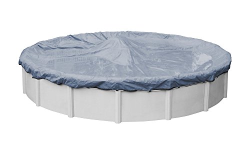 Pool Mate 3433-4-PM Commercial-Grade Winter Round Above-Ground Pool Cover, 33-ft, Slate Blue