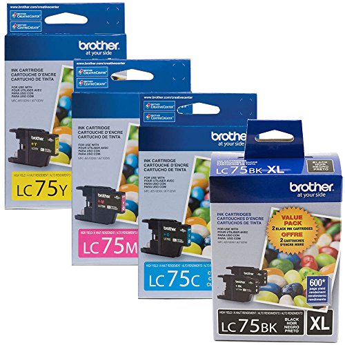 Brother MFC-J6510DW Ink Cartridge Set - 2pcs Black with 1 of each Color