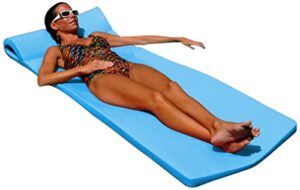 pool mate xx-large foam mattress swimming pool float, marina blue