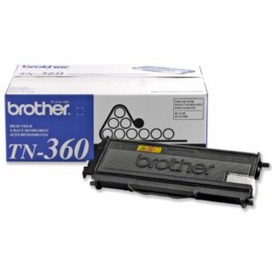 brother tn360 high yield black toner cartridge, 4-pack