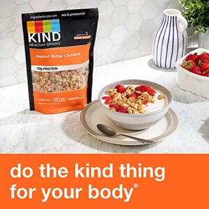 Kind Healthy Grains Clusters- Super Variety Packs 11 Oz (Pack of 3) Peanut Butter,Vanilla Blueberry,Rasberry by BAR