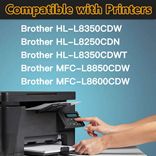 Etechwork Compatible Toner Cartridges Replacement for Brother TN336 TN-336 TN331 TN-331 Toners use with Brother HL-L8250CDN HL-L8350CDW MFC-L8850CDW MFC-L8600CDW Printer (BK/C/M/Y, 4-Pack)