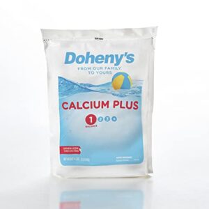 Doheny's Calcium Plus | Raise Your Calcium Hardness Level | Pro-Grade Granular/Flake Calcium Chloride | Low Calcium Hardness Levels Lead to Corrosion & Staining On Pool Surfaces and Fixtures | 25 LB
