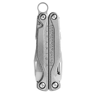 LEATHERMAN, Charge Plus TTi Titanium Multitool with Scissors and Premium Replaceable Wire Cutters, Built in the USA, Stainless Steel