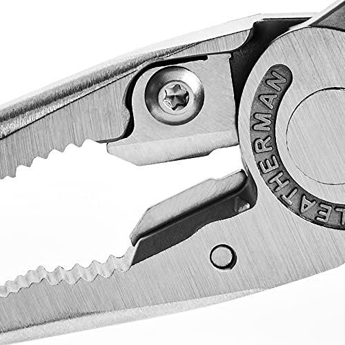 LEATHERMAN, Charge Plus TTi Titanium Multitool with Scissors and Premium Replaceable Wire Cutters, Built in the USA, Stainless Steel