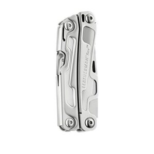 LEATHERMAN, Rev Pocket Size Multitool with Package Opener and Screwdrivers, Stainless Steel