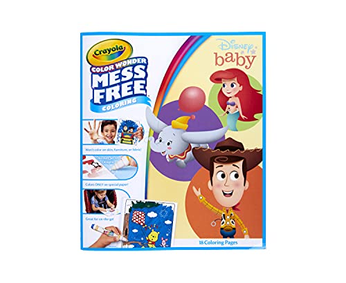 Crayola Color Wonder Disney Baby Characters, Mess Free Coloring Pages, Gift for Kids, Age 3, 4, 5, 6