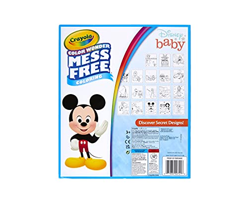 Crayola Color Wonder Disney Baby Characters, Mess Free Coloring Pages, Gift for Kids, Age 3, 4, 5, 6