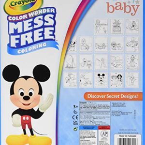 Crayola Color Wonder Disney Baby Characters, Mess Free Coloring Pages, Gift for Kids, Age 3, 4, 5, 6