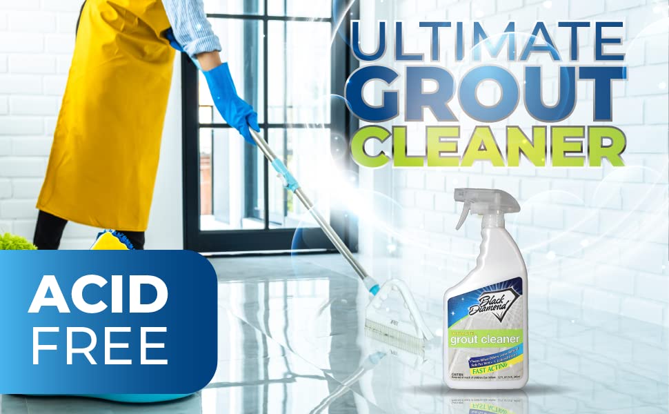 Limestone and Travertine Floor Cleaner: Marble, Slate, Polished Concrete, honed or tumbled surfaces.1-QT AND Ultimate Grout Cleaner:Safe Deep Cleaner & Stain Remover for Even The Dirtiest Grout.1-QT