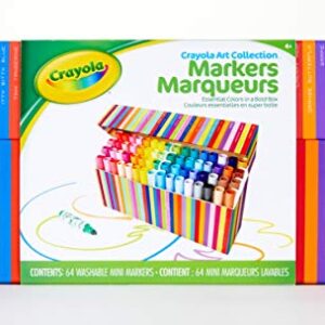 Crayola Pip Squeaks Marker Set, Washable Mini Markers, 64 Count, Easter Gifts for Kids