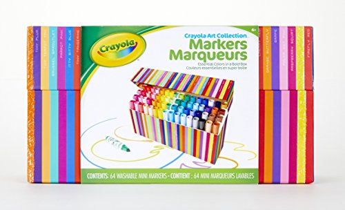 Crayola Pip Squeaks Marker Set, Washable Mini Markers, 64 Count, Easter Gifts for Kids