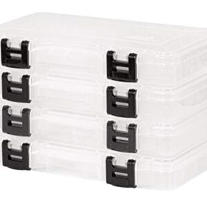 Plano ProLatch 3650 Stowaway Tackle Box | 4-Pack, Clear