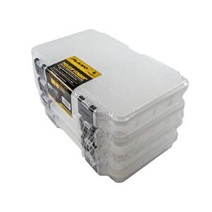 Plano ProLatch 3650 Stowaway Tackle Box | 4-Pack, Clear